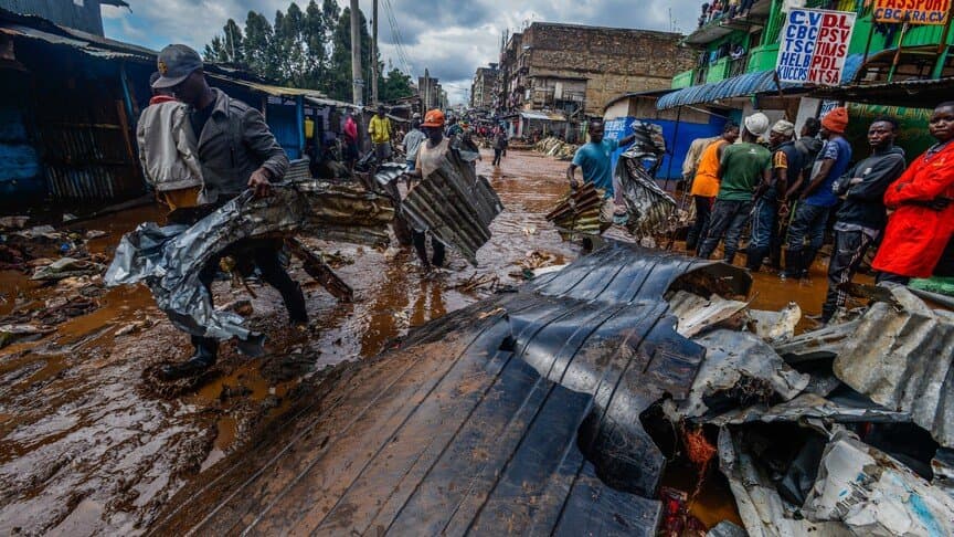 Kenya'da Şiddetli Yağışlar Sel ve Heyelanlara Neden Oldu: 18 Kişi Hayatını Kaybetti